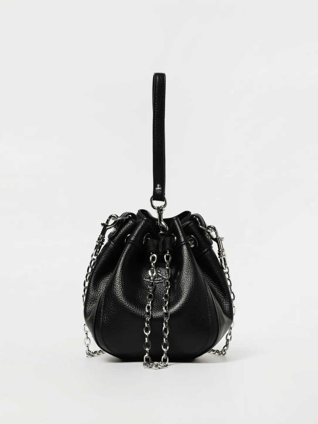 Borsa a secchiello Vivienne Westwood in pelle sintetica a grana