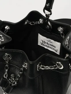 Borsa a secchiello Vivienne Westwood in pelle sintetica a grana
