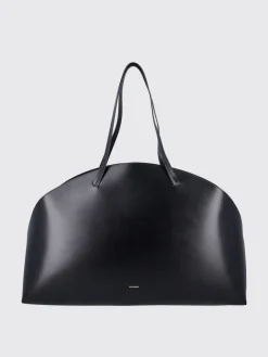 Borsa a spalla Curve in pelle di vitello Jil Sander