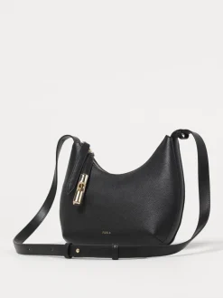 Borsa a spalla Goccia Furla in pelle martellata