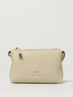 Borsa a spalla in pelle a grana Armani Exchange