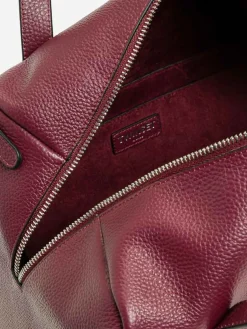 Borsa a spalla in pelle a grana Twinset