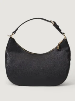 Borsa a spalla in pelle a grana Love Moschino