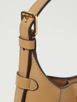 Borsa a spalla in pelle di vitello Lauren Ralph Lauren