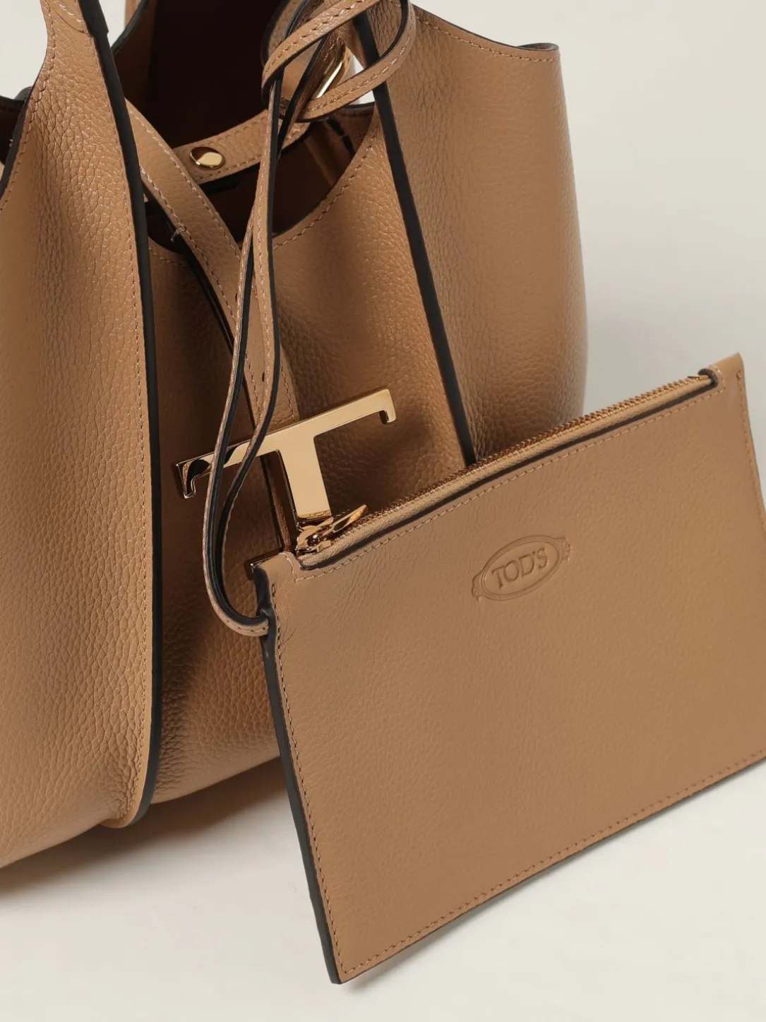 Borsa a spalla in pelle di vitello T Timeless Tod's