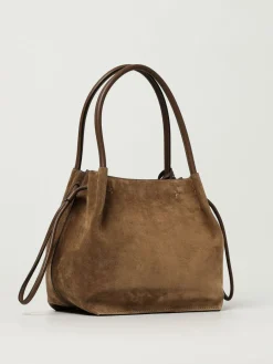 Borsa a spalla in pelle di vitello scamosciata Tod's