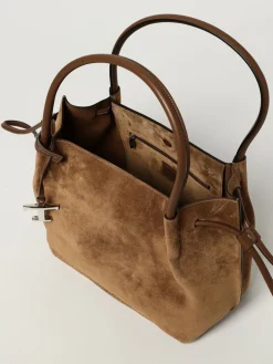 Borsa a spalla in pelle di vitello scamosciata Tod's