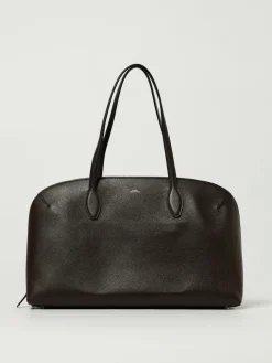 Borsa a spalla in pelle di vitello Toteme