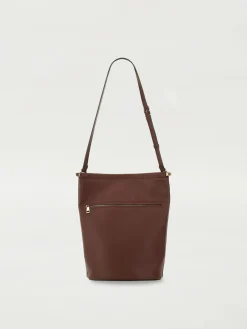 Borsa a spalla in pelle di vitello Tod's a secchiello