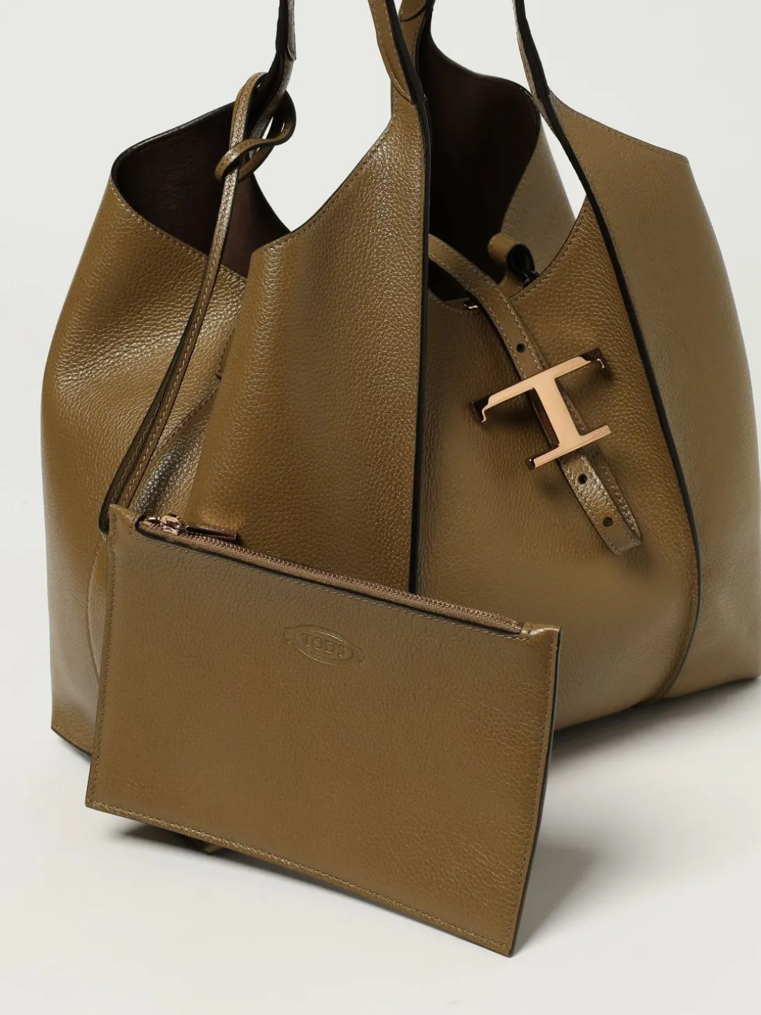 Borsa a spalla in pelle di vitello T Timeless Tod's