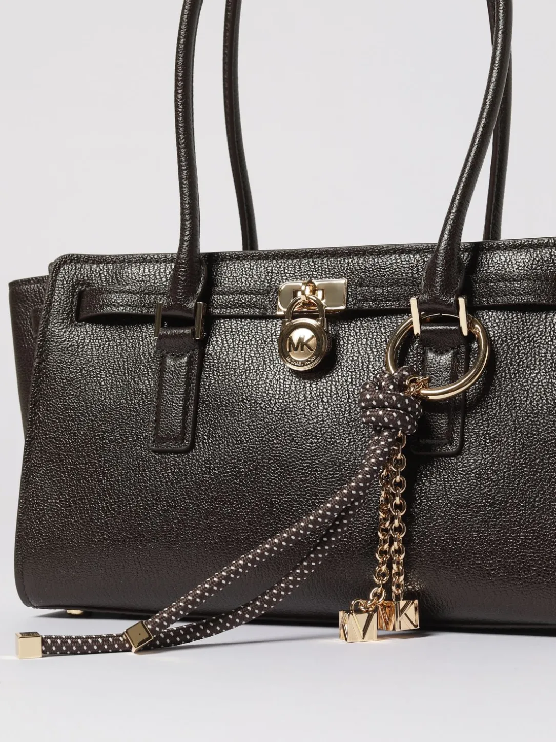 Borsa a spalla in pelle Hamilton piccola Michael Kors