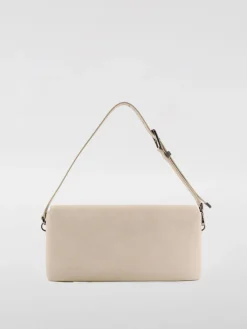 Borsa a spalla in pelle scamosciata Brunello Cucinelli