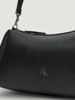 Borsa a spalla in pelle sintetica Calvin Klein
