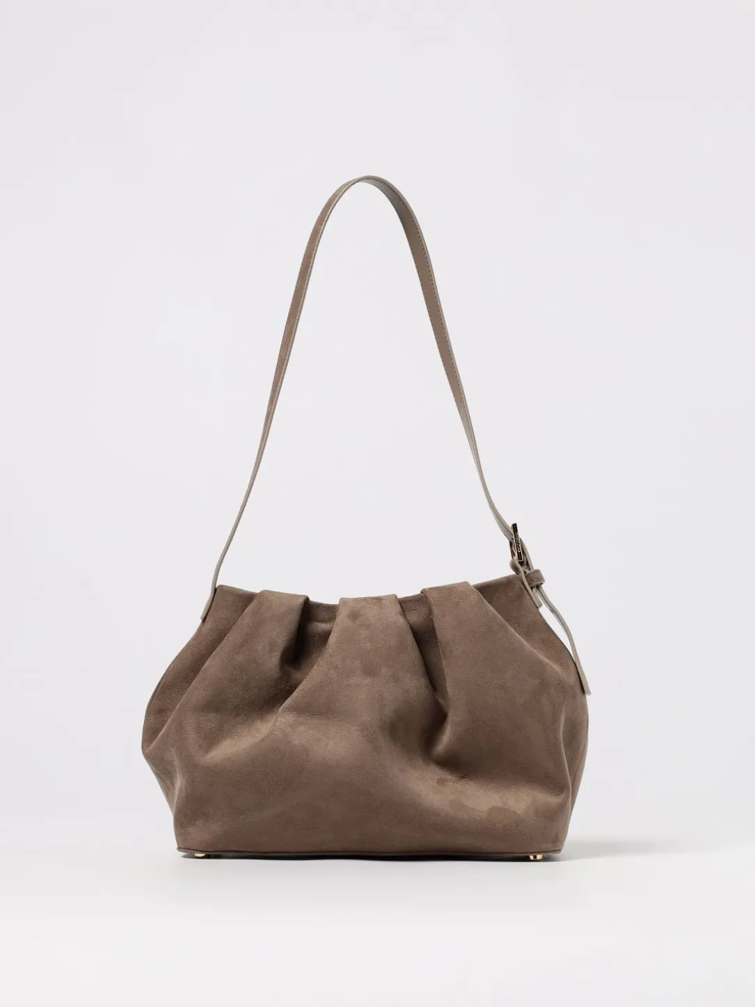 Borsa a spalla Lara Themoirè in pelle vegana scamosciata