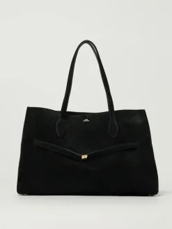 Borsa a spalla lounge in camoscio Toteme