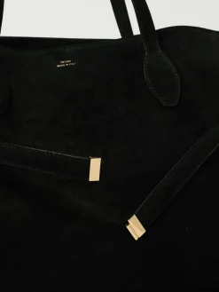 Borsa a spalla lounge in camoscio Toteme