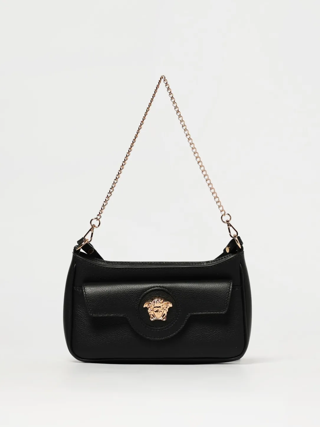 Borsa a spalla Medusa Versace in pelle di vitello