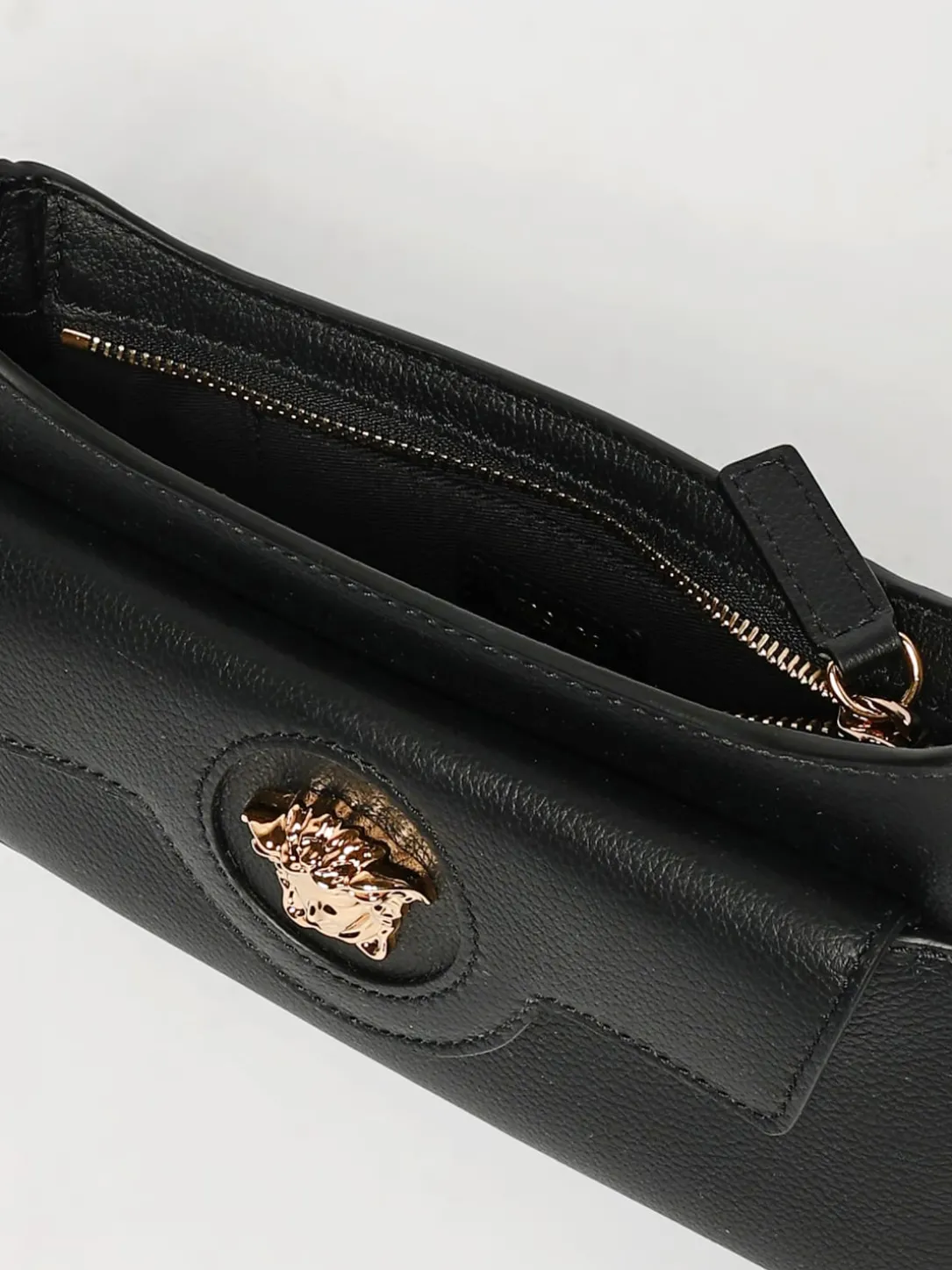 Borsa a spalla Medusa Versace in pelle di vitello