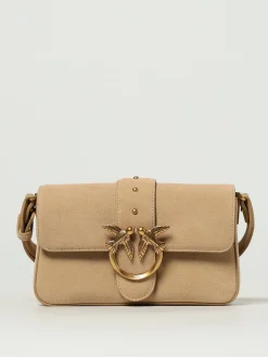 Borsa a spalla Mini Love Bag Slouchy in pelle nuvolata
