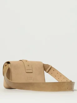 Borsa a spalla Mini Love Bag Slouchy in pelle nuvolata