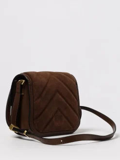 Borsa a spalla Mini Love Bag Box in pelle scamosciata Pinko