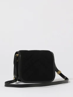 Borsa a spalla Mini Love Bag Box in pelle scamosciata Pinko