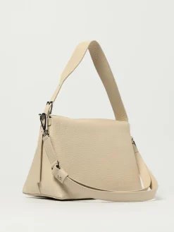 Borsa a spalla Nana Soft in pelle martellata Orciani