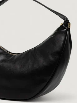 Borsa a spalla Pinched Soft Crescent in pelle sintetica Calvin Klein