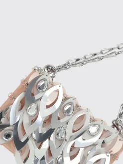 Borsa a spalla Rabanne con paillettes