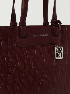 Borsa a spalla shopping logata Armani Exchange