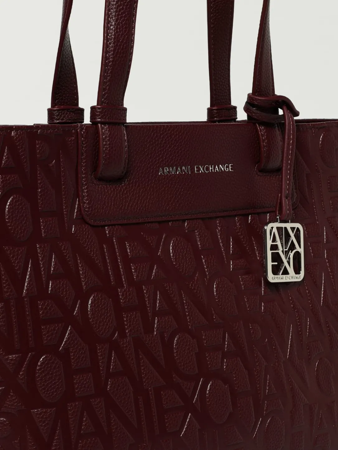 Borsa a spalla shopping logata Armani Exchange