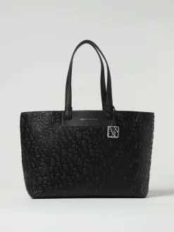 Borsa a spalla shopping logata Armani Exchange