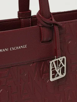 Borsa a spalla shopping logata Armani Exchange