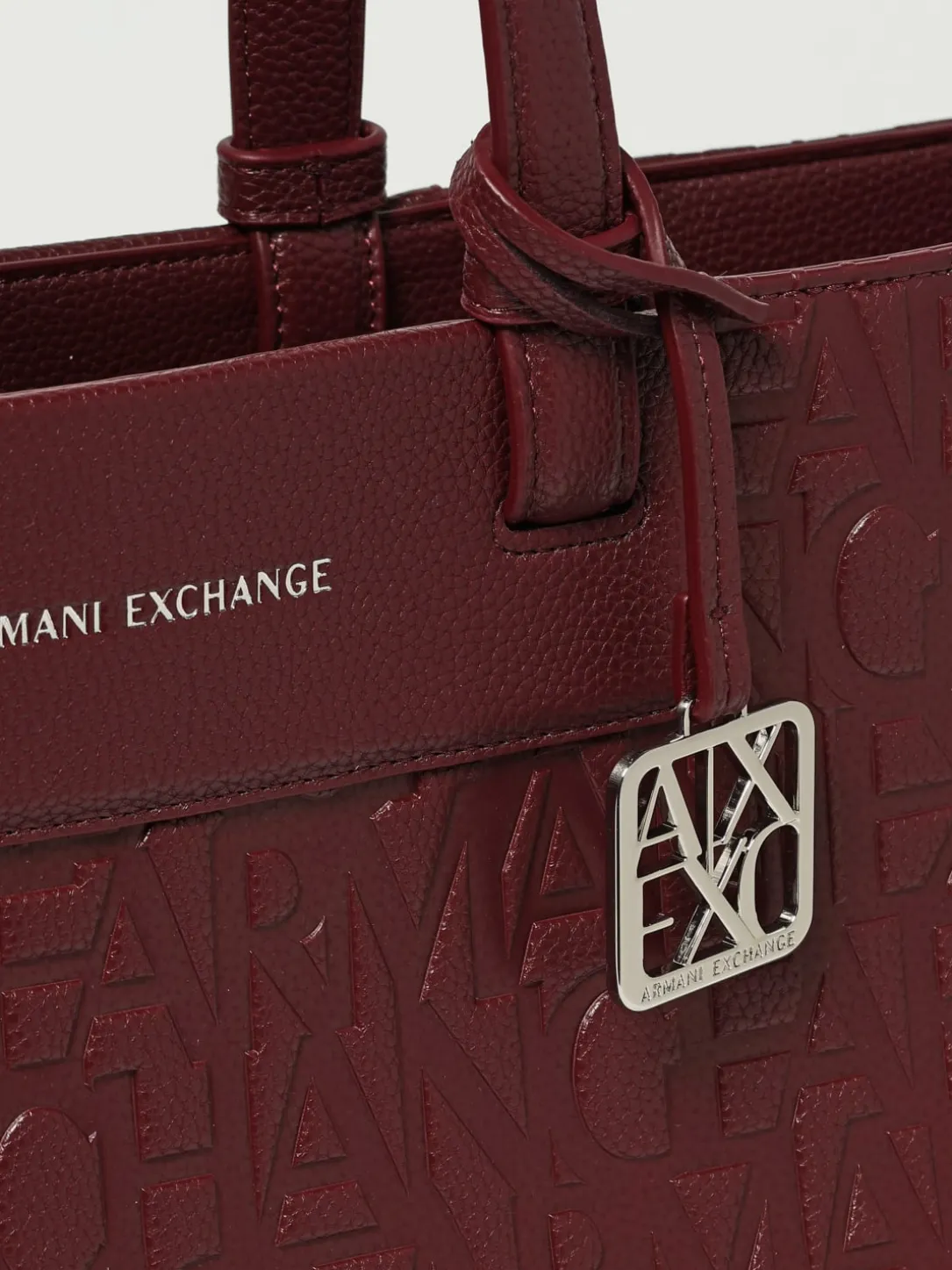 Borsa a spalla shopping logata Armani Exchange