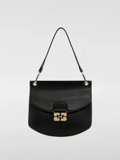 Borsa a spalla Small Ago-G Ganni in pelle riciclata