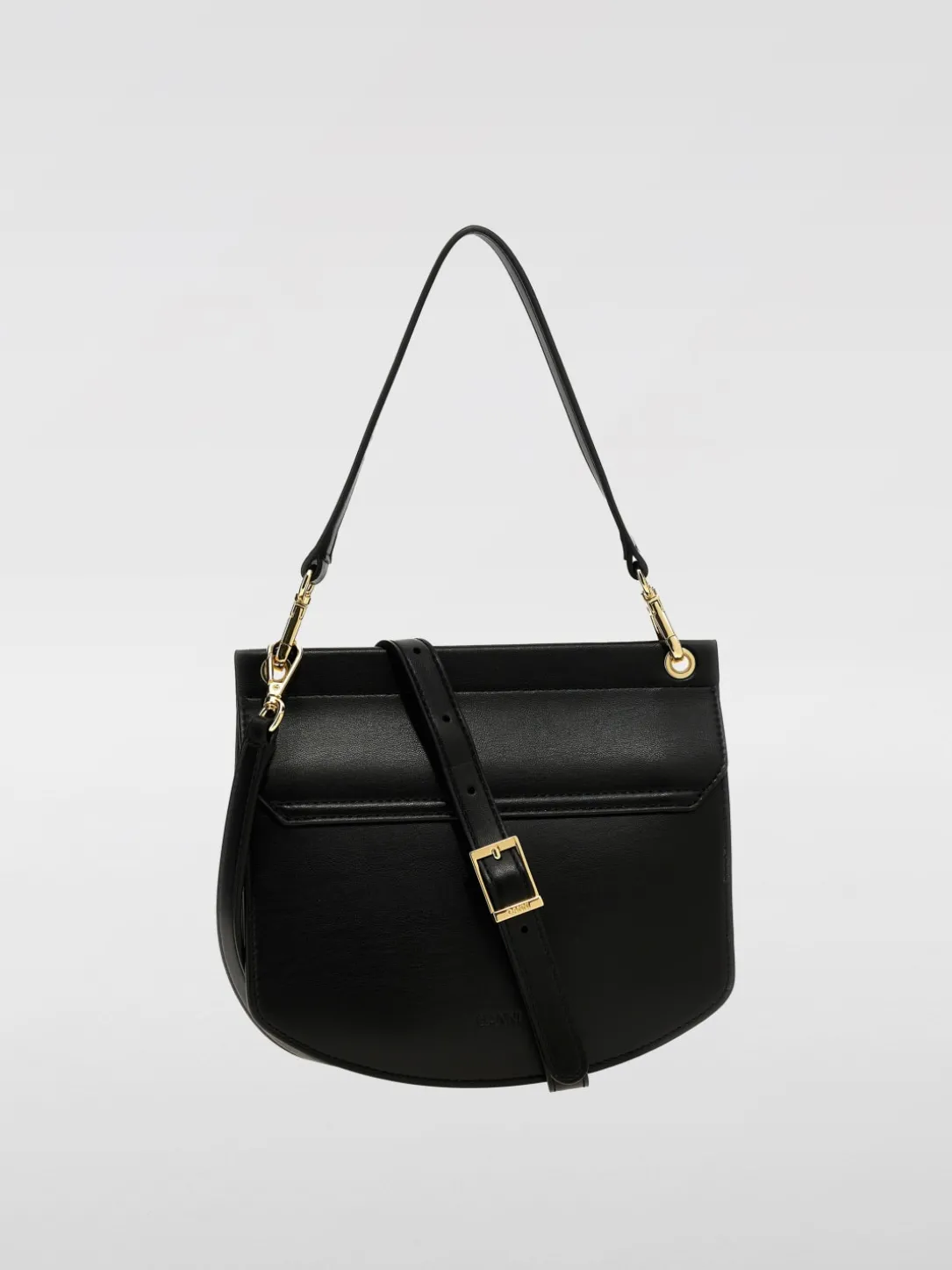 Borsa a spalla Small Ago-G Ganni in pelle riciclata