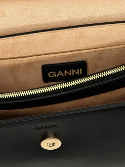 Borsa a spalla Small Ago-G Ganni in pelle riciclata