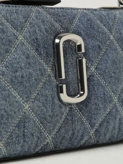 Borsa a spalla Snapshot Marc Jacobs in denim trapuntato
