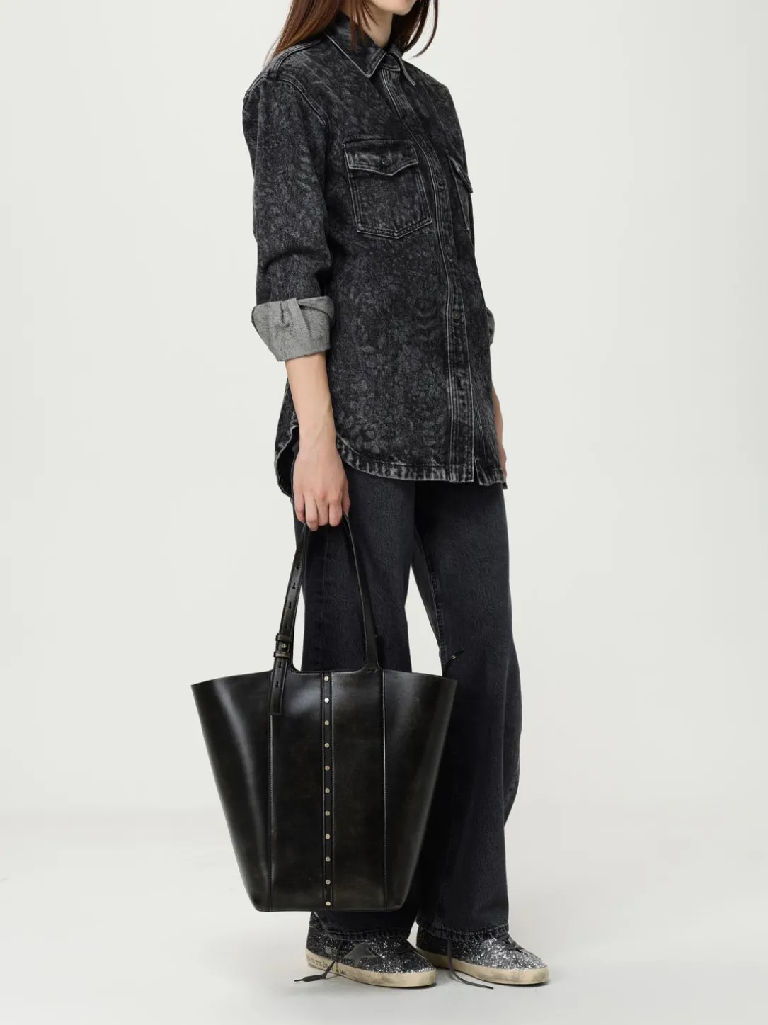 Borsa a spalla Tote 24.7 Golden Goose