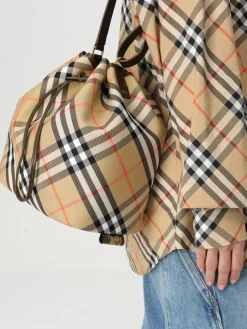Borsa a spalla Vintage Check Burberry a secchiello