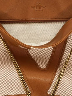 Borsa a spalla Viva Superstar canvas Valentino Garavani