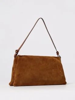 Borsa a spalla Wally in pelle scamosciata Staud