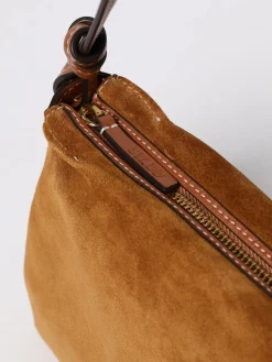 Borsa a spalla Wally in pelle scamosciata Staud