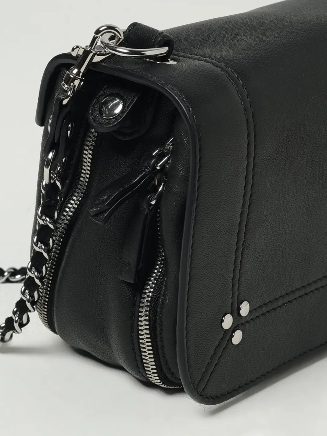 Borsa a tracolla Bobi Jerome Dreyfuss in pelle di agnello