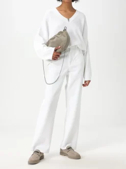 Borsa a tracolla Brunello Cucinelli in pelle scamosciata