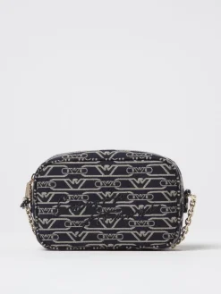 Borsa a tracolla camera case Emporio Armani Canvas Jacquard