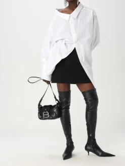 Borsa a tracolla Essex Balenciaga in pelle stampa cocco