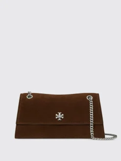 Borsa a tracolla in camoscio Kira Tory Burch