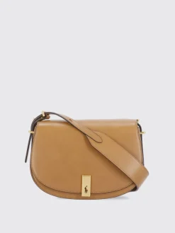 Borsa a tracolla in pelle di vitello Polo Ralph Lauren
