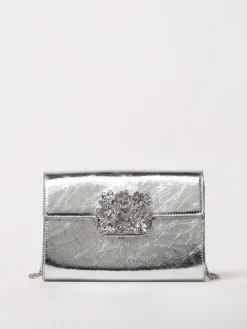 Borsa a tracolla mini in pelle laminata Roger Vivier